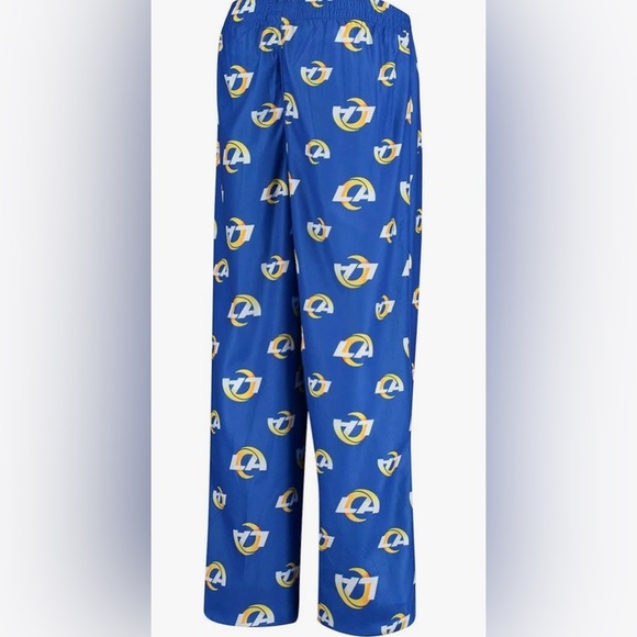 NFL Football LA Rams Sleep Pants Youth Size XS Blue w/Rams Logo Kids Pants, NWT - Picture 7 of 7